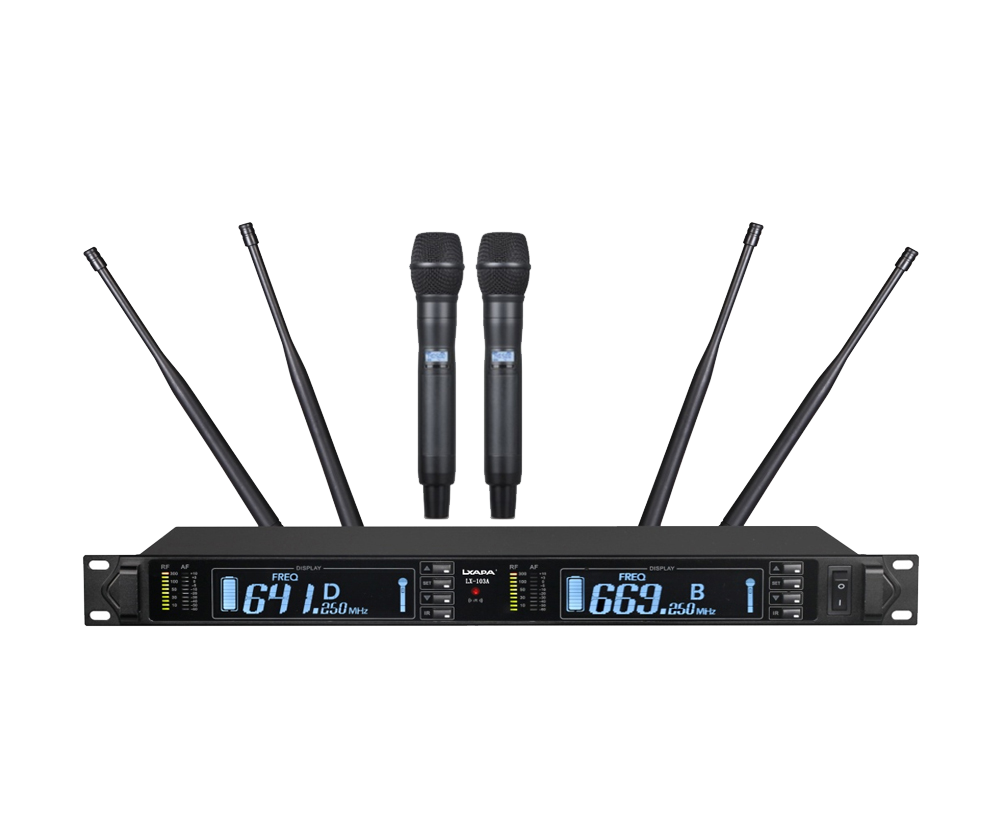 BM-670 UHF一拖二无线手持话筒
